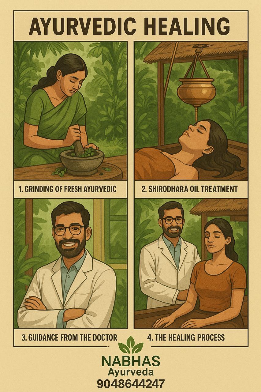 Ayurvedic healing process - Traditional treatments and consultations