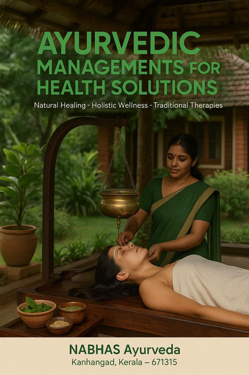 Traditional Shirodhara oil treatment - Ayurvedic therapy